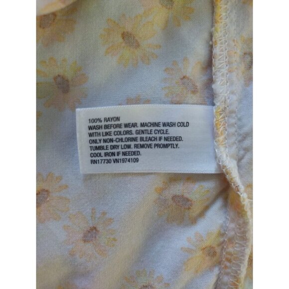Art Class Yellow Floral Maxi Dress XXL 16/18 Spaghetti Straps Sunflower Print. - Picture 5 of 10
